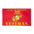 USMC Veteran 3' x 5'  Polyester/Cotton Blend Flag - SGT GRIT