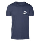 Dress Blues Bulldog Back With Front Pocket T-shirt - SGT GRIT