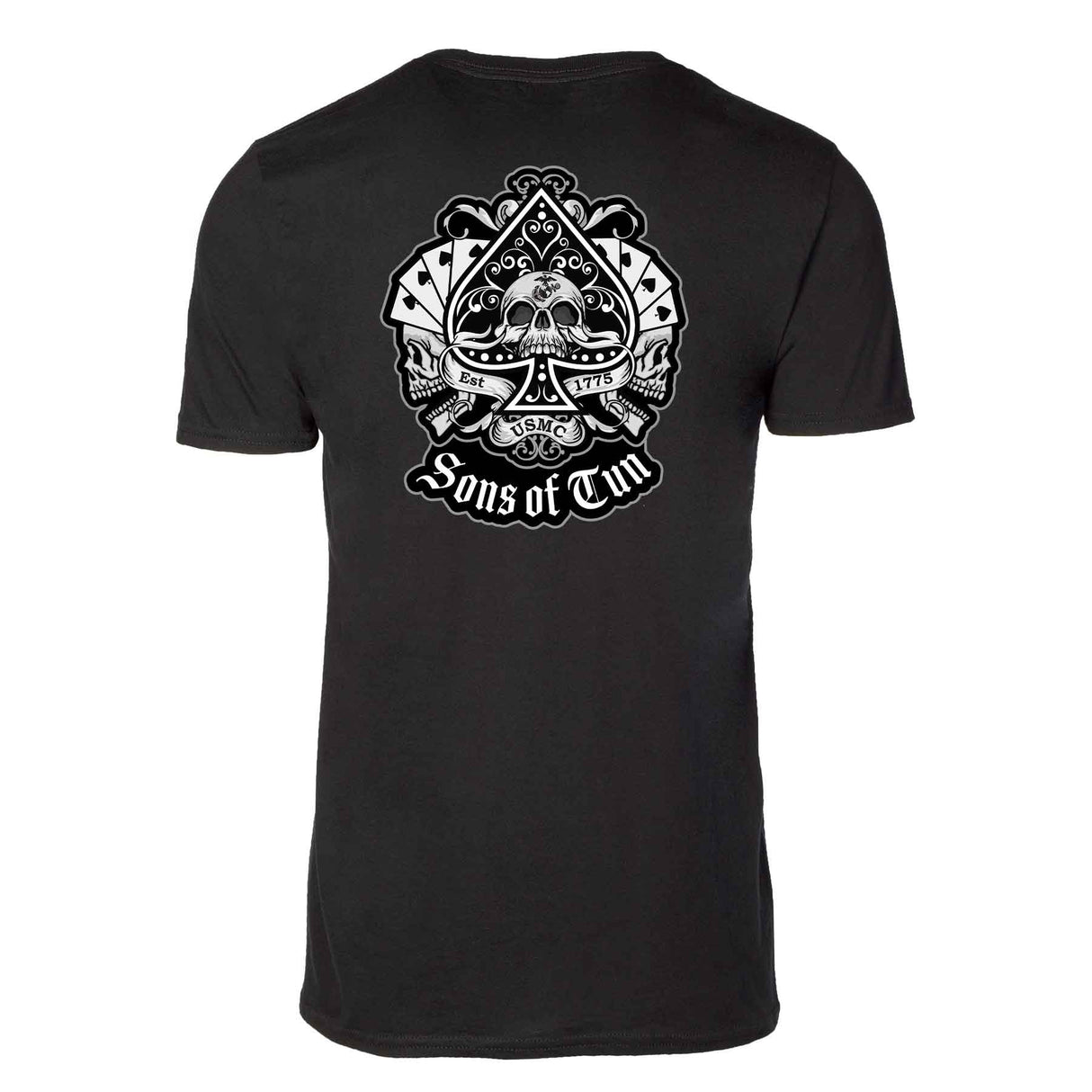 Sons of Tun Spade Back With Front Pocket T-shirt - SGT GRIT