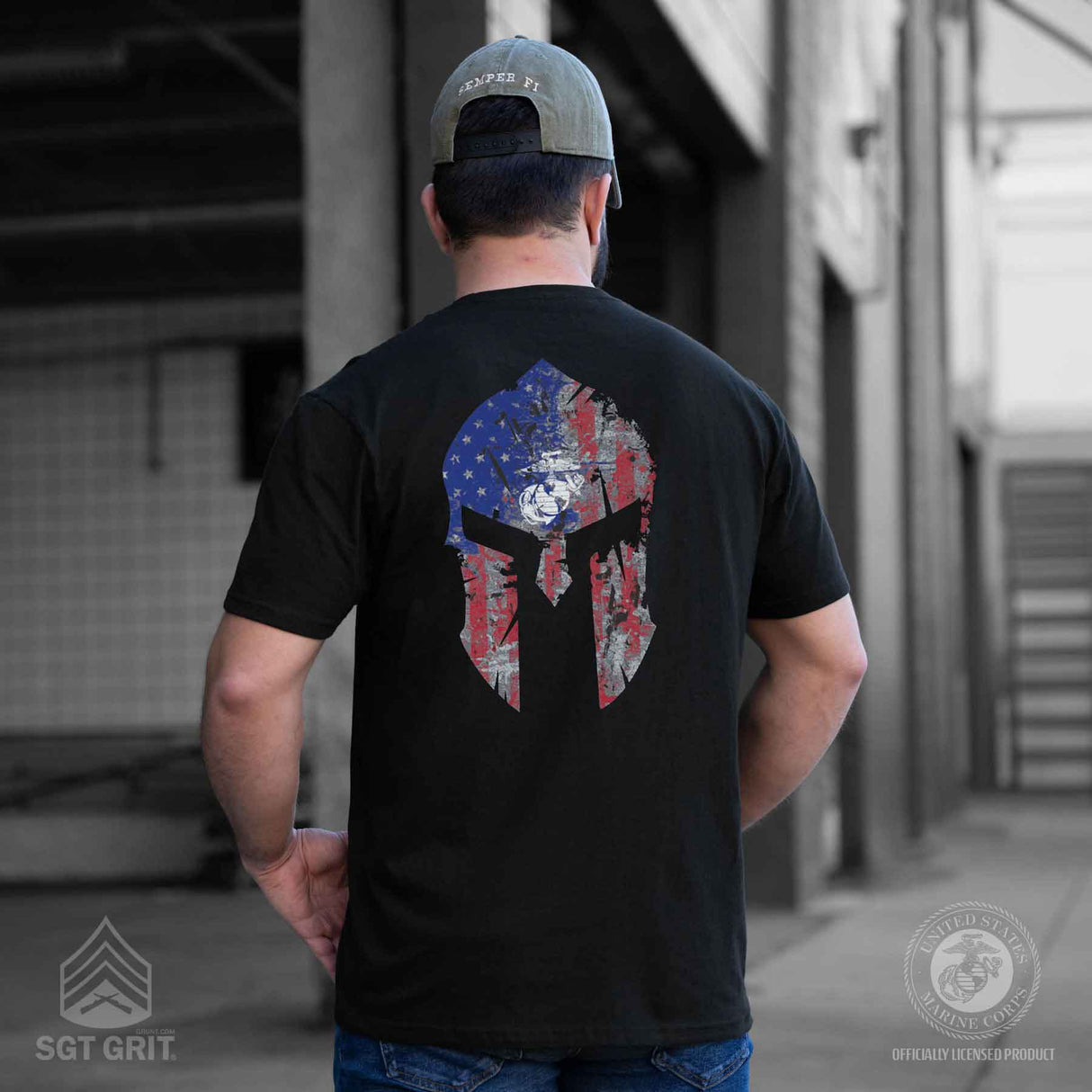 EGA Spartan Pocket T-Shirt - SGT GRIT