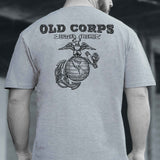 EGA Old Corps Back With Front Pocket T-shirt - SGT GRIT