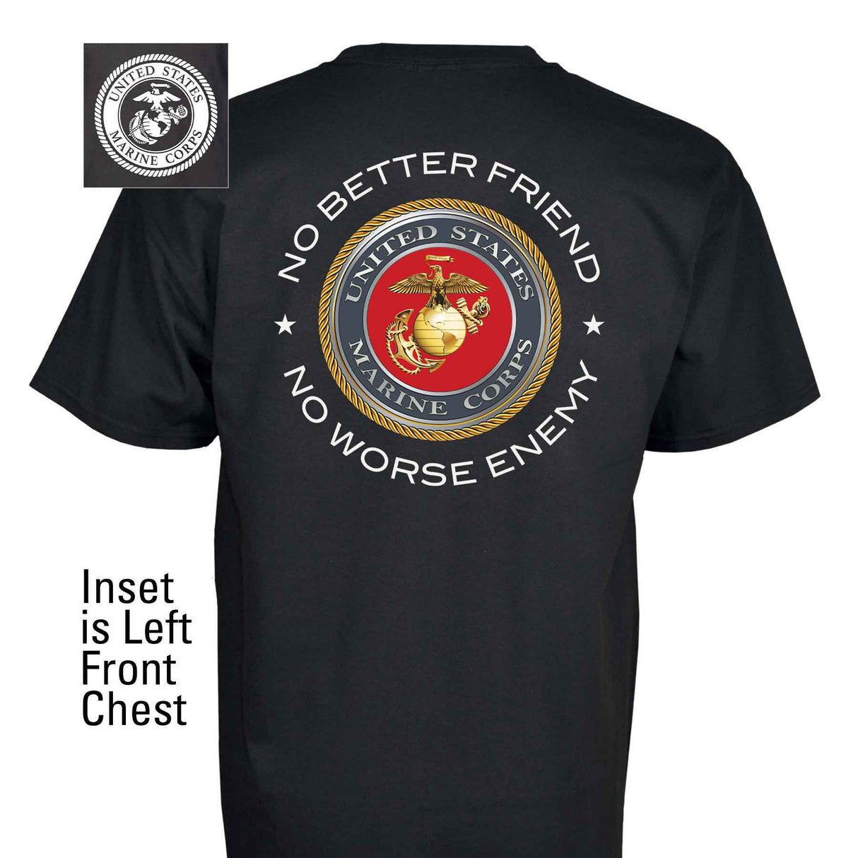 No Better Friend Front Pocket with Full Back T-Shirt - SGT GRIT