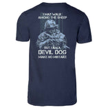 Devil Dog Make No Mistake Back With Front Pocket T-shirt - SGT GRIT