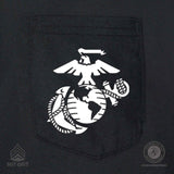 Marines Smile Back With Front Pocket T-shirt - SGT GRIT