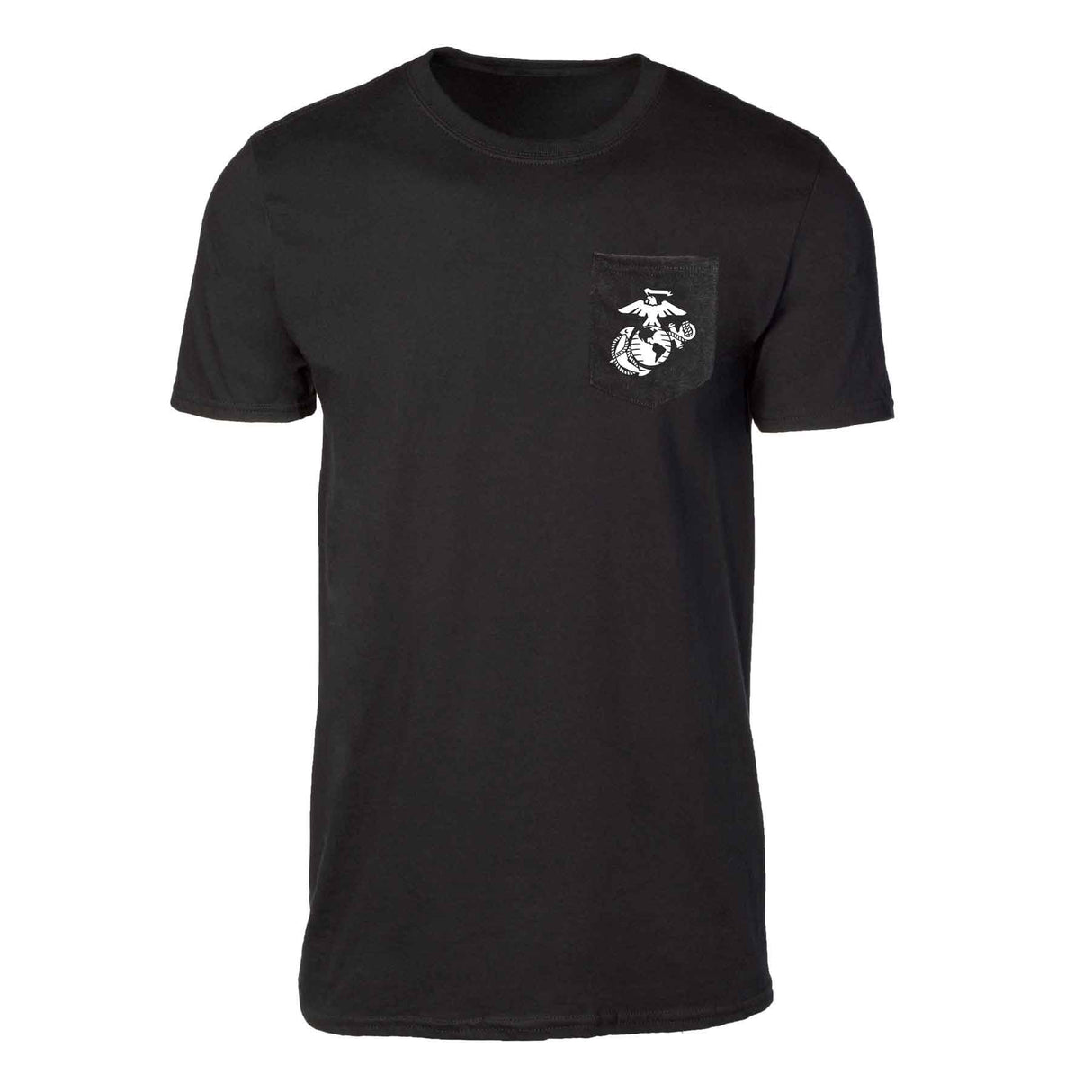 Devil Dog Back With Front Pocket T-shirt - SGT GRIT