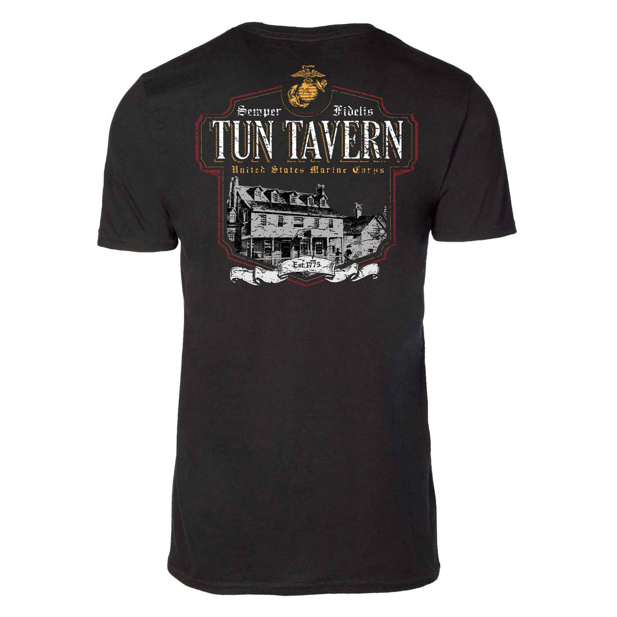 Tun Tavern T-shirt Full Back With Front Pocket