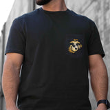 Western Jarhead Back With Front Pocket T-shirt - SGT GRIT