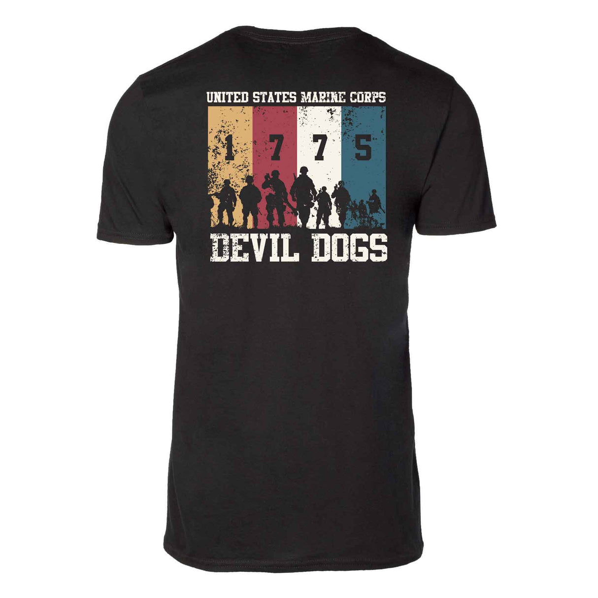 1775 Devil Dogs Back With Front Pocket T-shirt - SGT GRIT