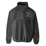 Custom USMC Embroidered 1/4 Zip Fleece - SGT GRIT