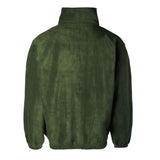 Marine Corps MOS Embroidered Fleece Quarter Zip - Green with Black - SGT GRIT