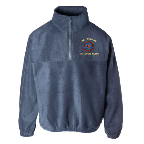 26th Marines Expeditionary Embroidered Fleece 1/4 Zip - SGT GRIT