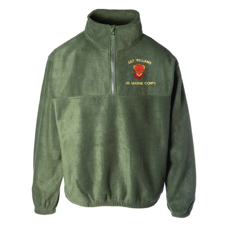 3rd Marine Division Embroidered Fleece 1/4 Zip - SGT GRIT