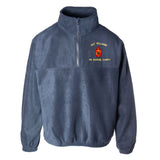 1st Battalion 8th Marines Embroidered Fleece 1/4 Zip - SGT GRIT