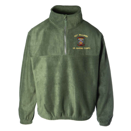 2nd Battalion 5th Marines Embroidered Fleece 1/4 Zip - SGT GRIT