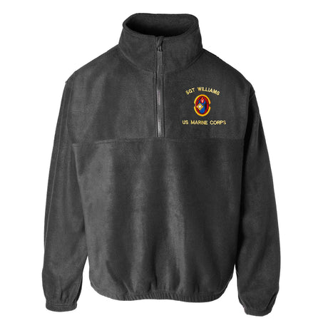 2nd Battalion 6th Marines Embroidered Fleece 1/4 Zip - SGT GRIT