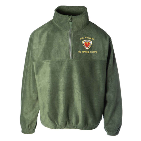 3rd Battalion 3rd Marines Embroidered Fleece 1/4 Zip - SGT GRIT