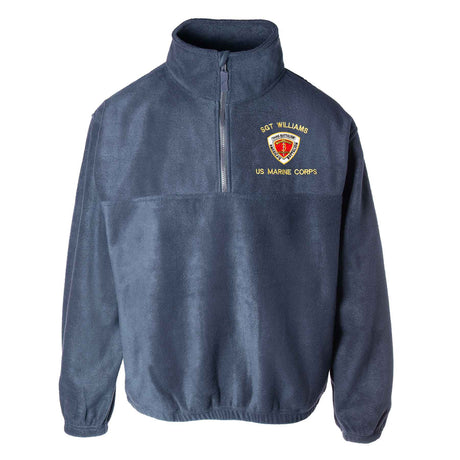 3rd Battalion 3rd Marines Embroidered Fleece 1/4 Zip - SGT GRIT
