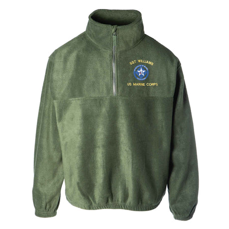3rd Battalion 6th Marines Embroidered Fleece 1/4 Zip - SGT GRIT