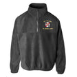 Marine Security Guard Embroidered Fleece 1/4 Zip - SGT GRIT