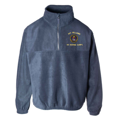 Marine Corps Security Force Embroidered Fleece 1/4 Zip - SGT GRIT