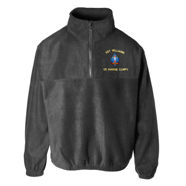 1st Recon Battalion Embroidered Fleece 1/4 Zip - SGT GRIT