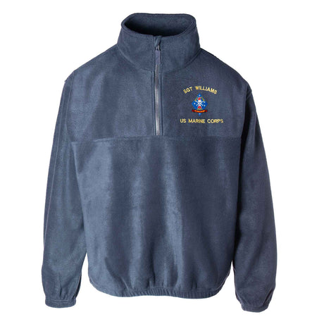 1st Recon Battalion Embroidered Fleece 1/4 Zip - SGT GRIT