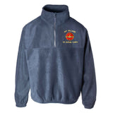 3rd Force Recon FMF Embroidered Fleece 1/4 Zip - SGT GRIT