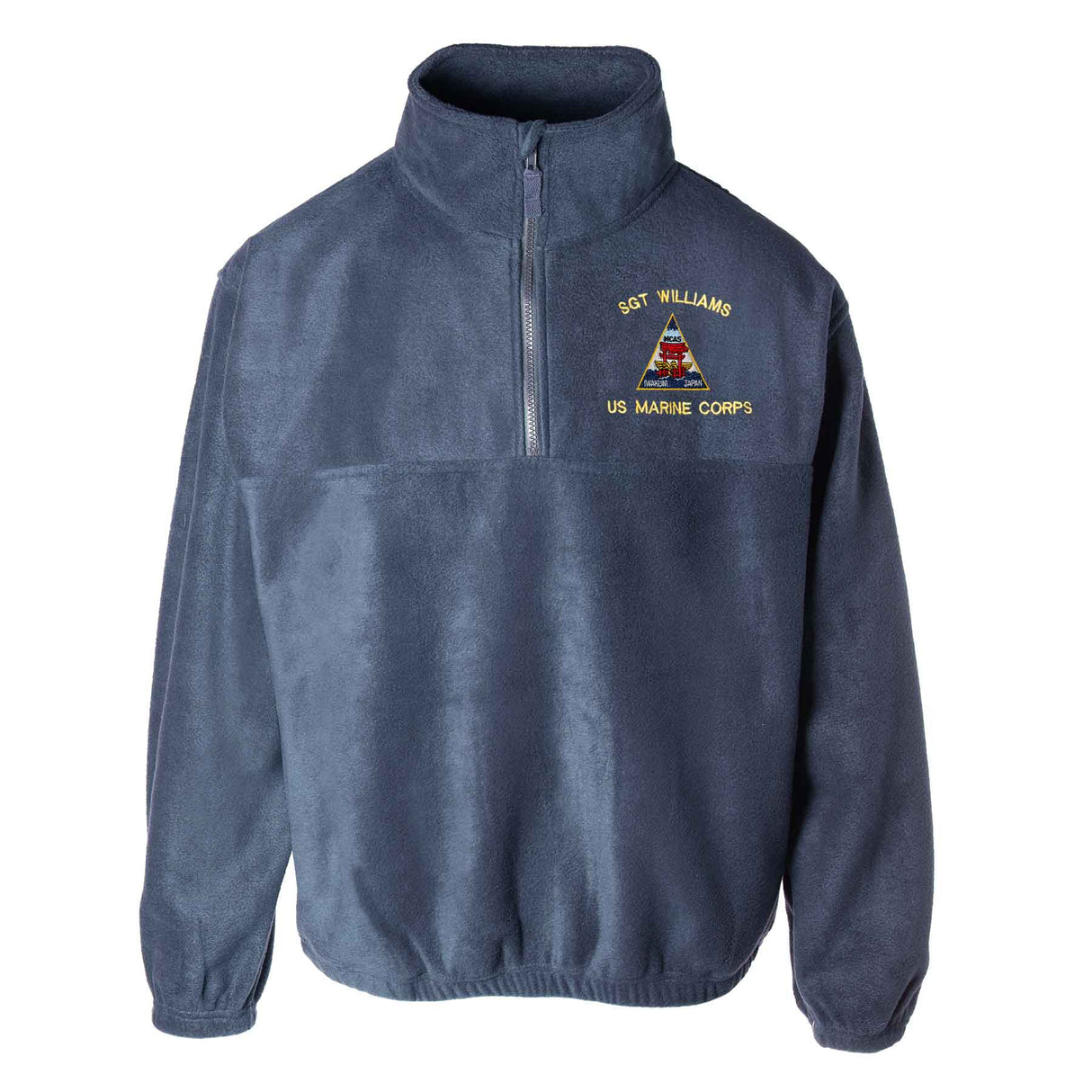 MCAS Iwakuni Embroidered Fleece 1/4 Zip - SGT GRIT