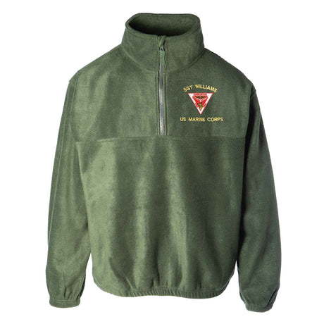 MCAS Kaneohe Bay Embroidered Fleece 1/4 Zip - SGT GRIT