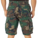 VINTAGE WOODLAND CAMO CARGO SHORTS - SGT GRIT