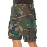 VINTAGE WOODLAND CAMO CARGO SHORTS - SGT GRIT