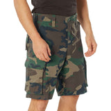 VINTAGE WOODLAND CAMO CARGO SHORTS - SGT GRIT