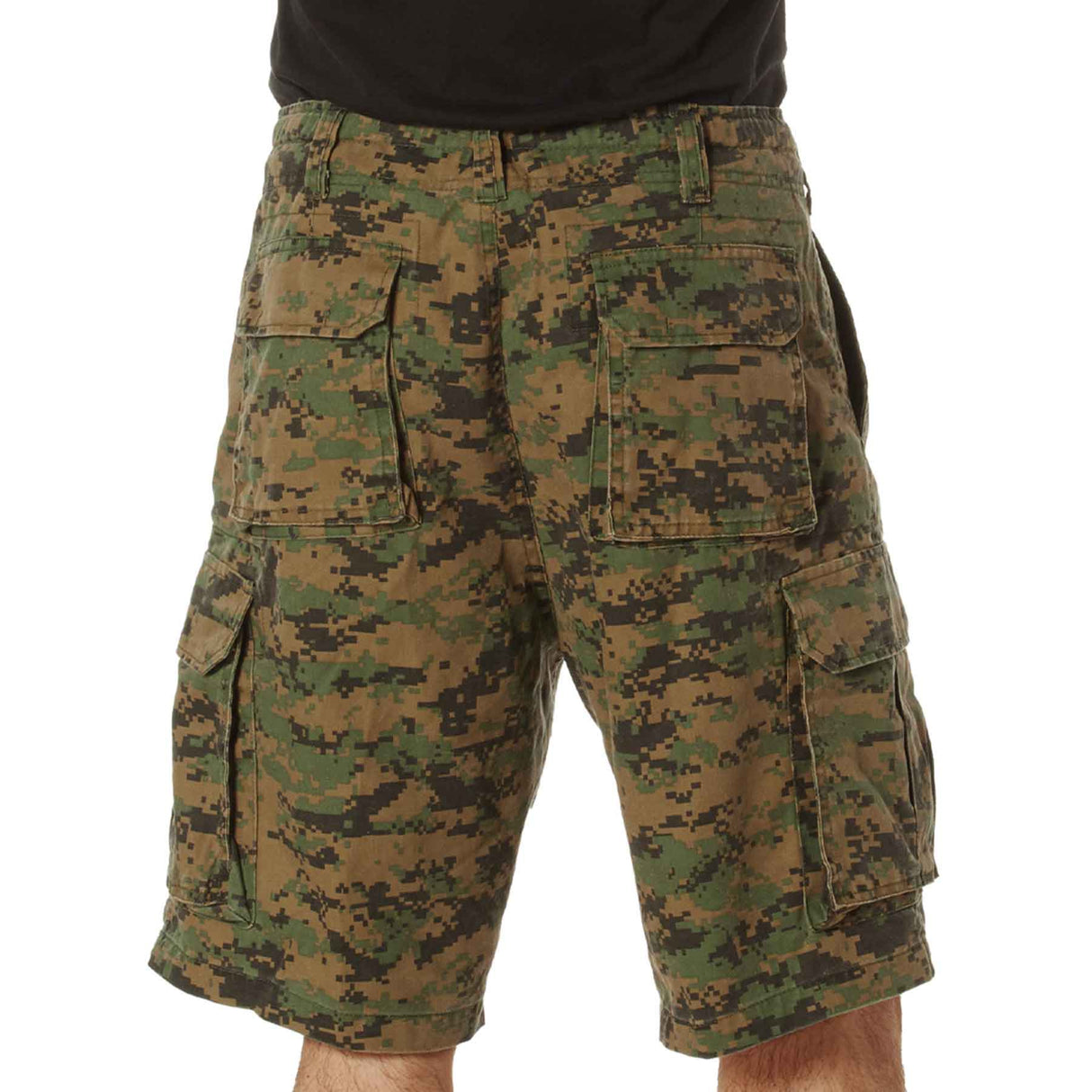 WOODLAND DIGITAL CAMO CARGO SHORTS - SGT GRIT