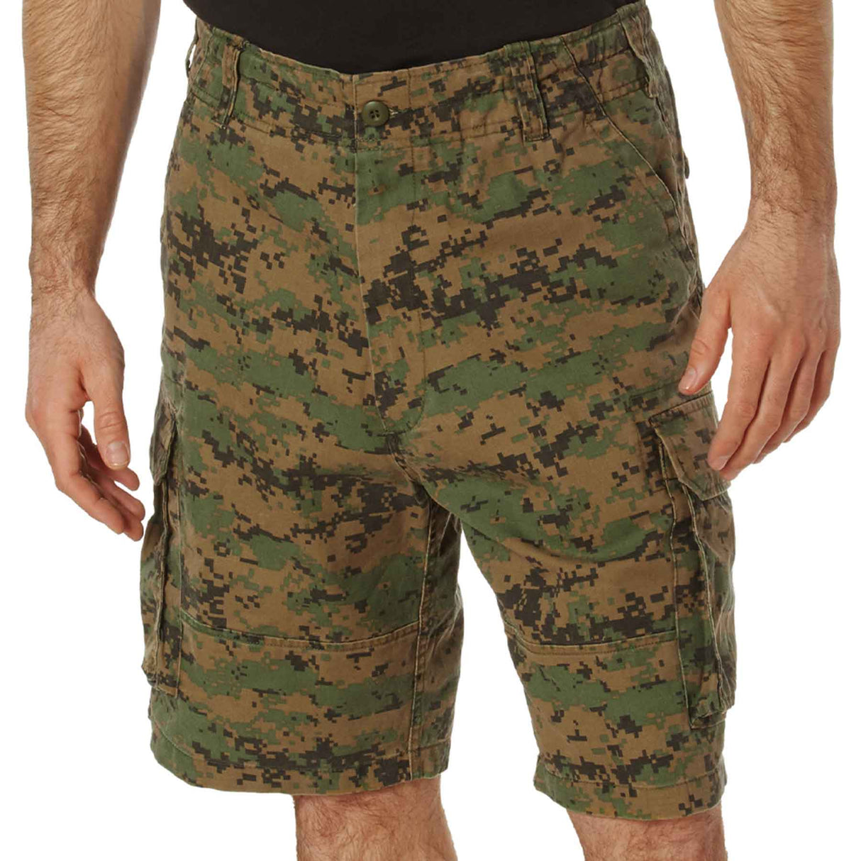 WOODLAND DIGITAL CAMO CARGO SHORTS - SGT GRIT