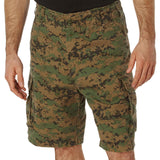 WOODLAND DIGITAL CAMO CARGO SHORTS - SGT GRIT