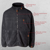 HMX 1 Embroidered Fleece Full Zip - SGT GRIT