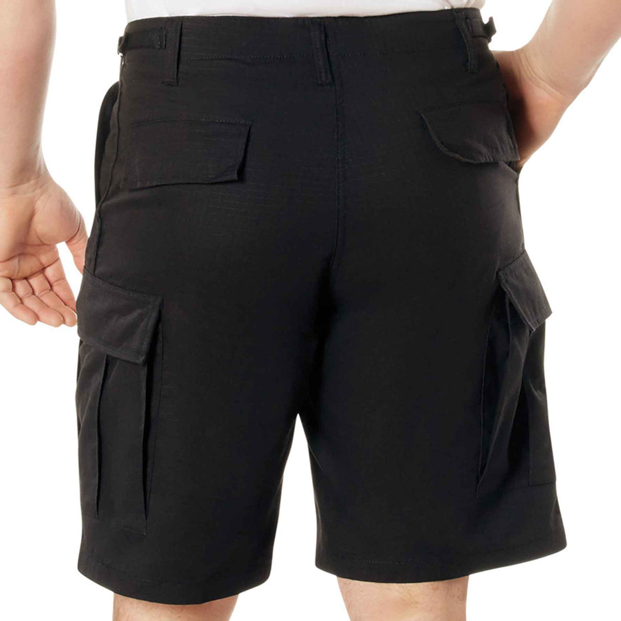 Tactical Cargo Shorts- Black - SGT GRIT