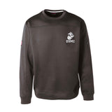 USMC Crew Neck Sweatshirt- Black - SGT GRIT