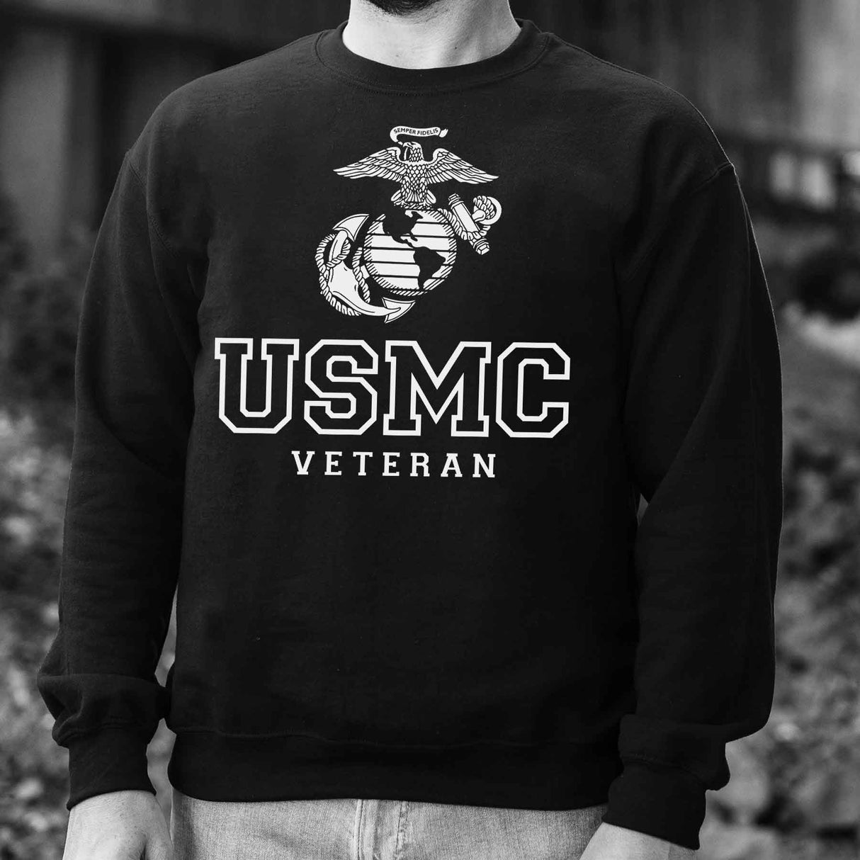 USMC Veteran Tonal Sweatshirt - SGT GRIT