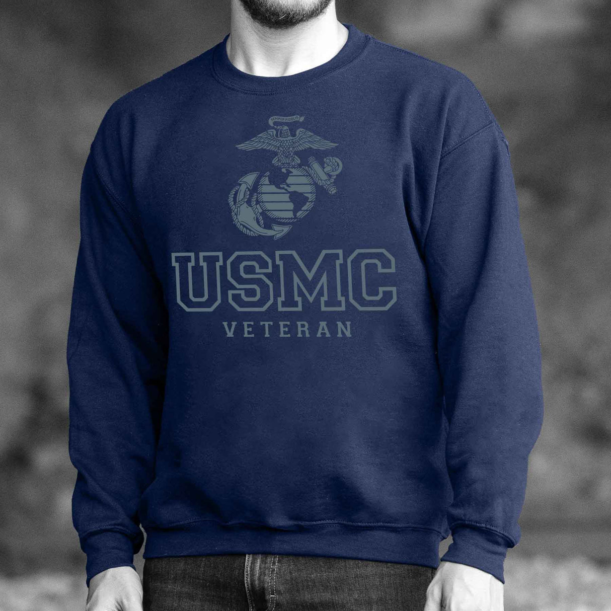 USMC Veteran Tonal Sweatshirt - SGT GRIT