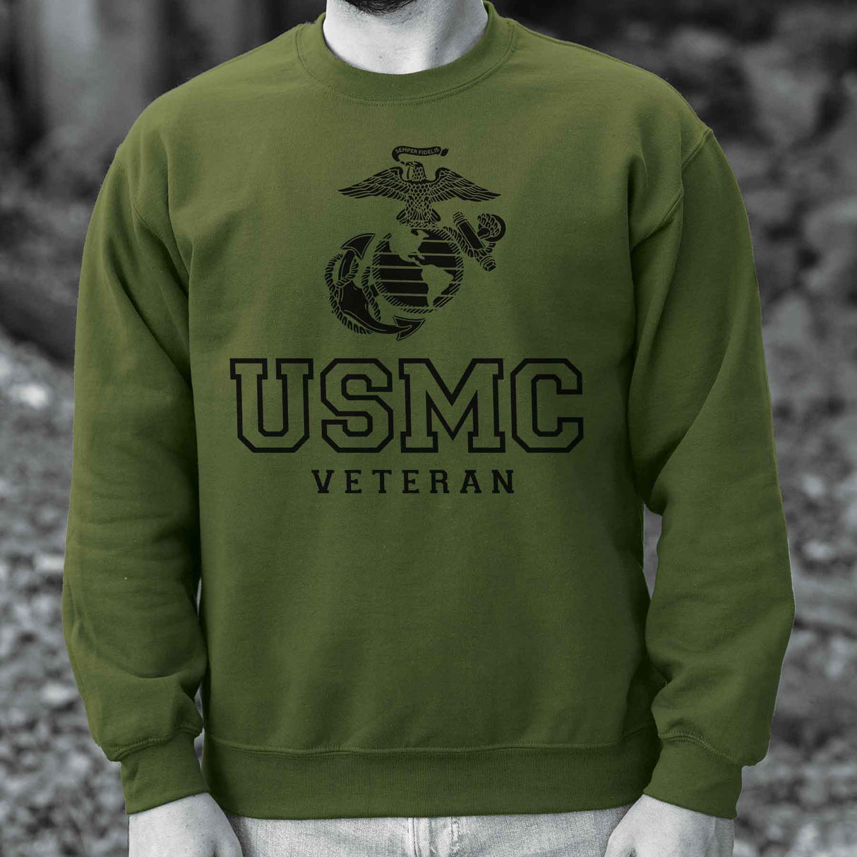 USMC Veteran Tonal Sweatshirt - SGT GRIT