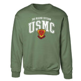 3rd Marine Division Arched Sweatshirt - SGT GRIT