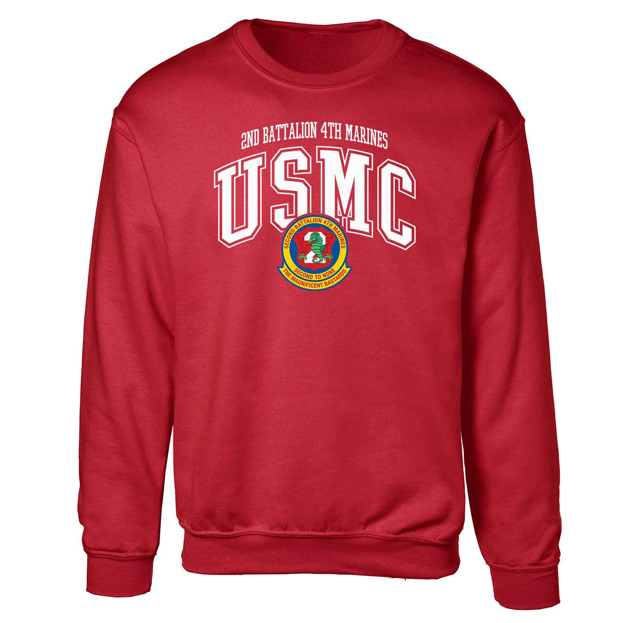 2nd Battalion 4th Marines Arched Sweatshirt - SGT GRIT
