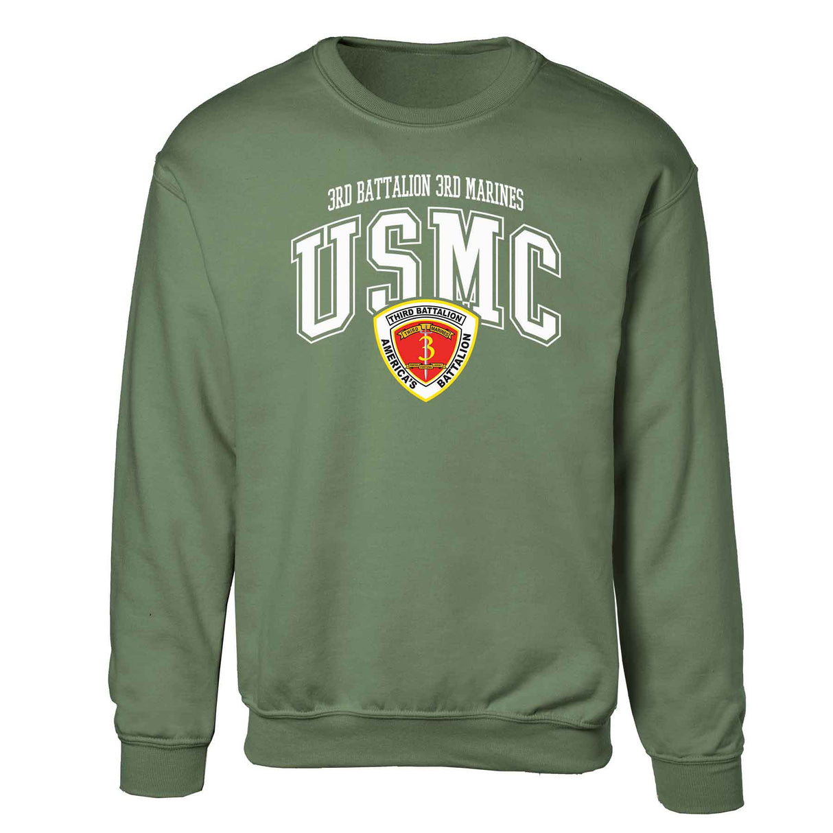 3rd Battalion 3rd Marines Arched Sweatshirt - SGT GRIT