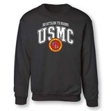 3rd Battalion 7th Marines Arched Sweatshirt - SGT GRIT