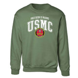 Force Recon US Marines Arched Sweatshirt - SGT GRIT