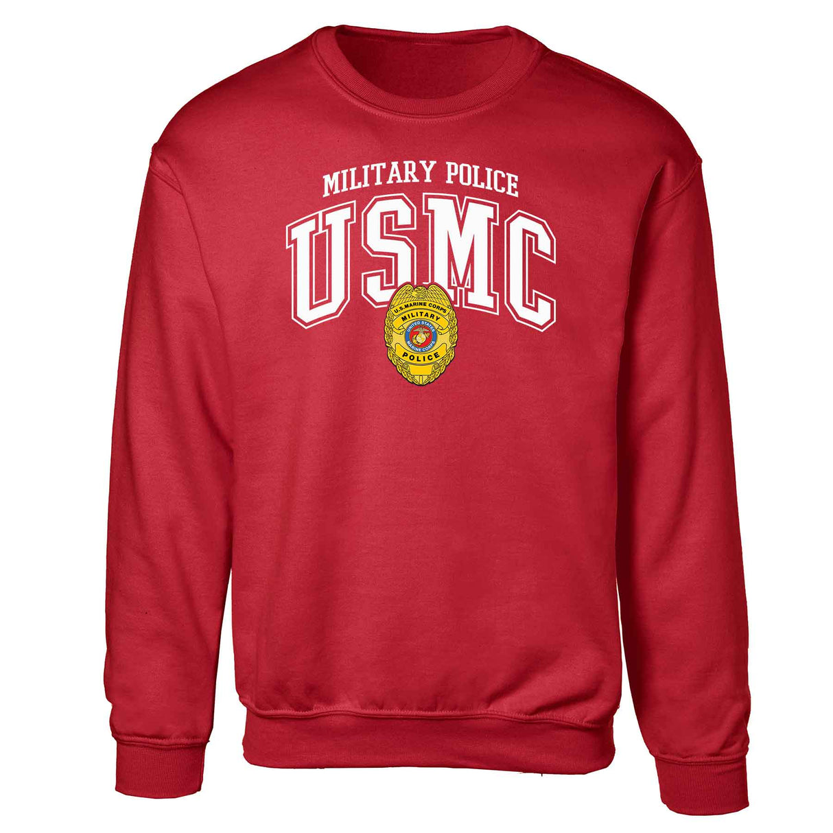 Military Police Badge Arched Sweatshirt - SGT GRIT