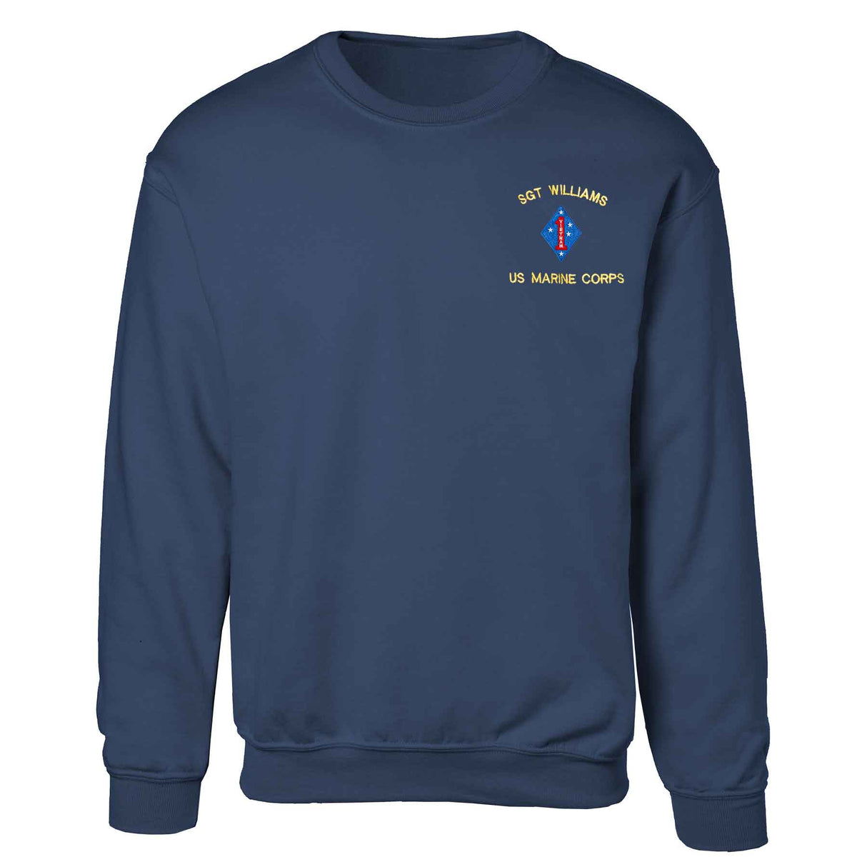 Vietnam 1st Marine Division Embroidered Sweatshirt - SGT GRIT