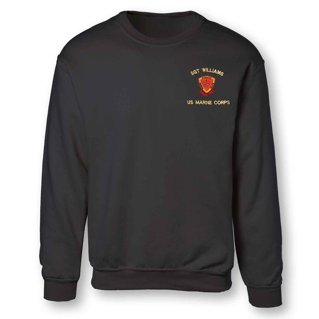 3rd Marine Division Embroidered Sweatshirt - SGT GRIT