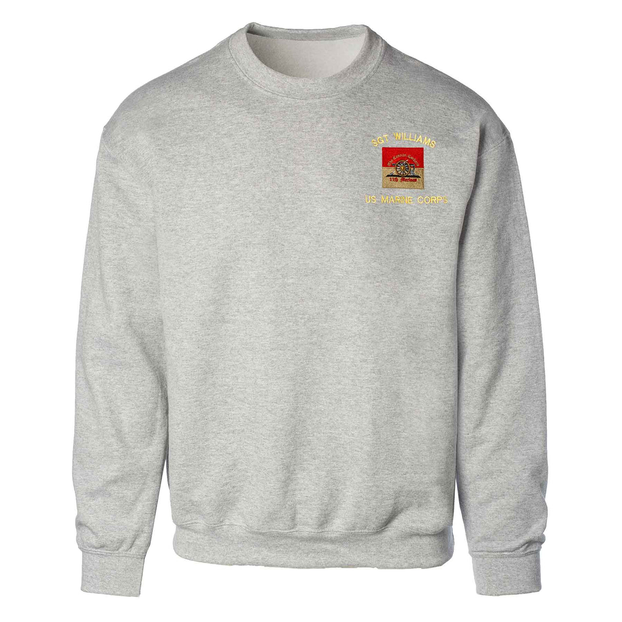 11th Marines Regimental Embroidered Sweatshirt - SGT GRIT